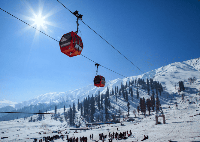 Gondola Cable Car Ride | Gulmarg kashmir